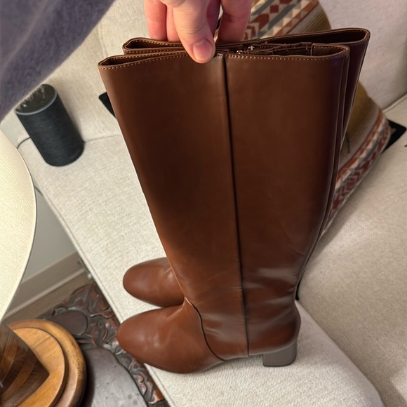 J. Crew Factory Knee-high heeled boots in Brown - Picture 4 of 8